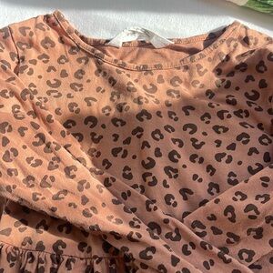 H&M leopard dress